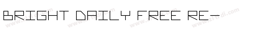 Bright Daily FREE Re字体转换
